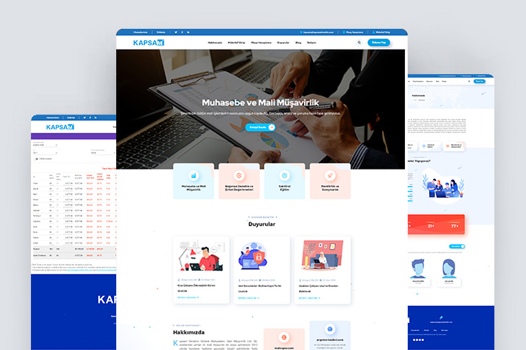 kapsamdenetim portfolio website